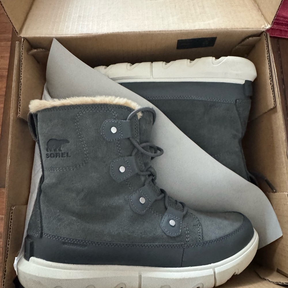 Sorel Explorer II Joan Faux Fur WP Boots